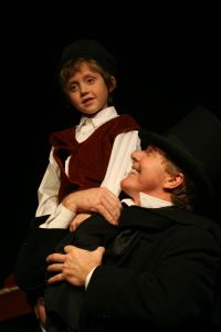 Tiny Tim and Scrooge