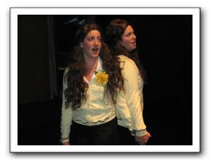 Daisy (Jennifer Lambert) and Violet (Katie McManus) Violet is on the right