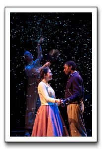 Nate Dendy as The Mute, Addi McDaniel as Lusia and Timothy Ware as Matt