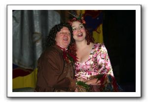 Papageno (Mark Granfois-Hunt) and Papagena (Kate Jackman)