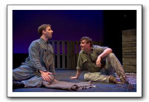 Danny Gavigan (Lennie) and Mark A. Rhea (George)