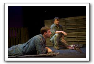 Danny Gavigan (Lennie) and Mark A. Rhea (George)