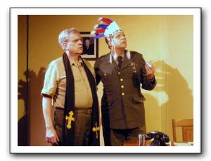 Paul Boymel (Chaplain), Greg Mangiapane (Colonel Cathcart)