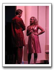 Radames (Scotty Beland) and Amneris (Alayna Morton)