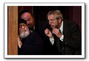 Ron Sarro as Schlissel, Stephen Rourke as Alper, Mick Tinder as Zitorsky