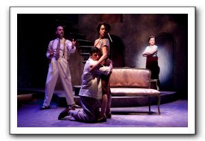 Ken Krugman as Signor Naccarelli, Nicholas Rodriguez as Fabrizio Naccarelli, Ariela Morgenstern as Franca Naccarelli and Mary Gutzi as Signora Naccare