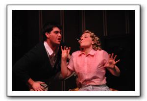 Sam Nystrom (Ralph) and Jaclyn Young (Mary Lane) -