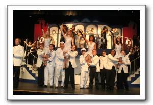 The cast of Anything Goes in Blow Gabriel