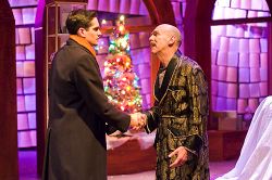 Joshua Dick, left, as George, and Manolo Santalla as his boss, Mr. Hammerschmidt
