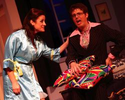 Shelagh Roberts (Joanna Markham) and Erik Harrison (Alistair Spenlow)
