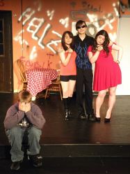 Lauren Petrey, Anson Rutherford, Michi Hitchcock; Front Jacob Sudberry