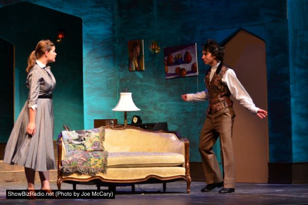 Monika Hammer (Mollie Ralston) and Ben Culleen (Christopher Wren)