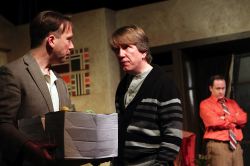 Lars Klores as Frederick, Bruce Alan Rauscher as Lloyd, and Adam Downs as Garry