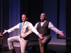 Robert, the Bride Groom (Danny McKay) and the Best Man, George (Mark Hidalgo)