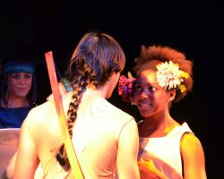 Michaela Rothschild as Mother, Joshua Rosenblum as Achak, & Jade Wheeler as Rough Faced Girl