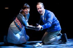 Caroline (Margo Seibert) and brother Billy (Stephen Gregory Smith) come up with their own secret word