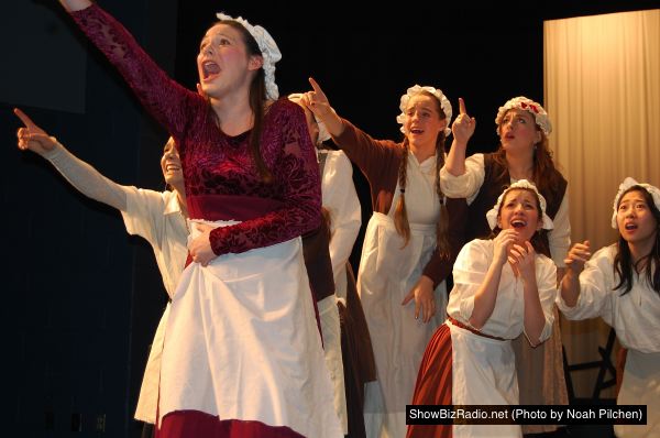 Amy Sheahan (Abigail Williams) and the afflicted girls