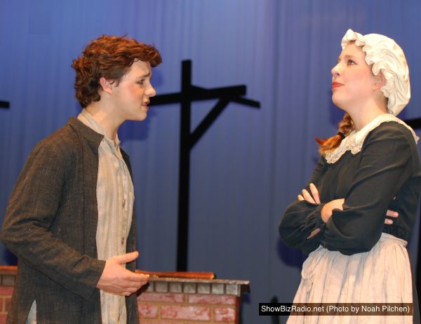 Jeffrey Warren (John Proctor) and Audrey Bowler (Elizabeth Proctor)