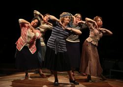 Rayanne Gonzales as Mrs. Squires, Tina Stafford as Alma Hix, Barbara Tirrell as Eulalie Mackecknie Shinn, Janet Aldrich as Maud Dunlop and Katerina Papacostas as Ethel Toffelmier