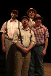 Justin Lee Miller as Olin Britt, Joe Peck as Ewart Dunlop, Lawrence Redmond as Oliver Hix and Michael Brian Dunn as Jacey Squires
