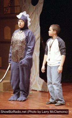 Darius the Dragon shows Katy Scruggs (