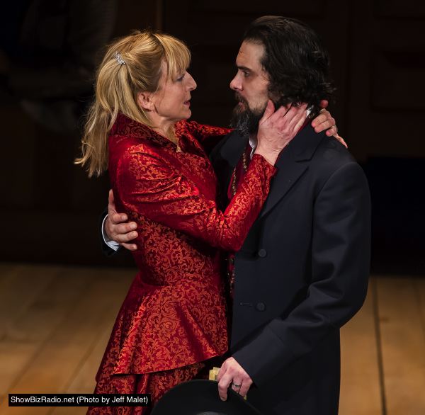 Kate Eastwood Norris as Katherine and Cody Nickell as Petruchio