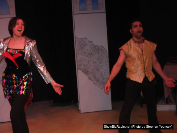 Leading Player (Hana Cai) and Pippin (Ben Harris)