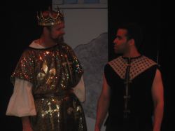 Charles (Brian Binney) and Pippin (Ben Harris)