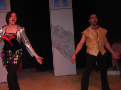 Leading Player (Hana Cai) and Pippin (Ben Harris)