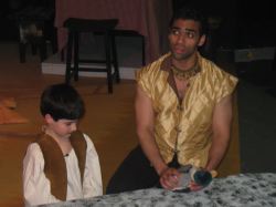 Theo (Jason Kalshoven) and Pippin (Ben Harris)