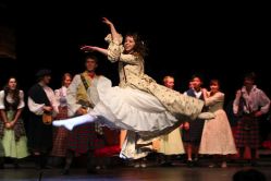 Megan Overton as Jean MacLaren and cast
