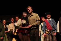 Molly Nuss as Fiona MacLaren and Paul Morgan as Tommy Albright and cast
