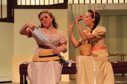 Lydia Bennett (Cate Graney) and Kitty Bennett (Ali Flanagan)