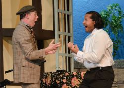 John Shackelford (Max Levene)and Brandon DeGroat (Joe Pendleton)