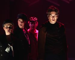 Roxanne Scher (Joanna), Will Hawkins (Anthony), Mike McAdoo (Ensemble), Harv Lester (Sweeney Todd)