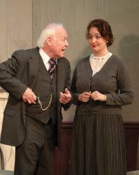 Joseph LeBlanc (Mr. Carter) and Elisabeth Richters (Greta)