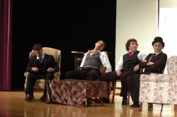 The Gentlemen (Lord Windermere - Michael Hibbs, Dumby - Judah Marshall, Cecil Graham - Jake Pearson, Lord Augustus Lorton - Lane Peyton)