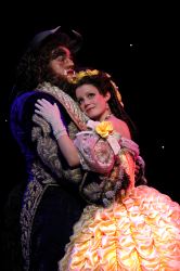 Dane Agostinis as Beast and Emily Behny as Belle