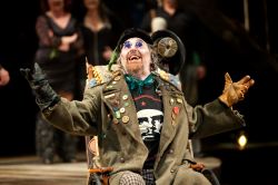 John Lescault as the enthusiastically delirious 'Brother Russia'
