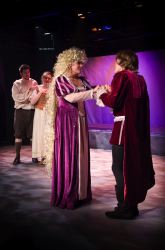 Ashley San as Rapunzel and Eben Kuhns as The Prince