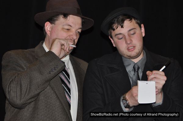 Michael Richardson and Jim Johnson portraying the detectives