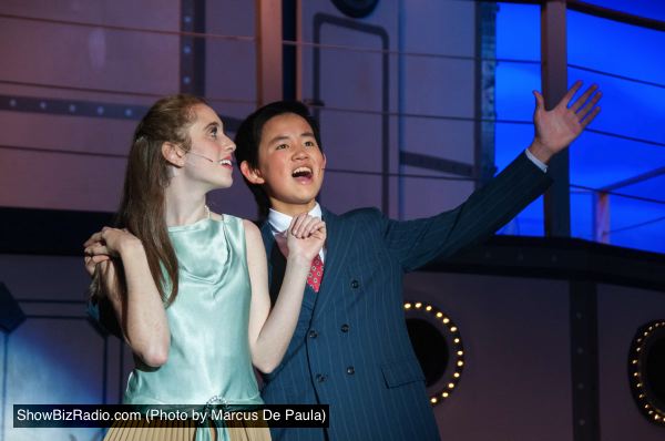 Jordan Abramowitz (as Hope Harcourt) and Bryan Eng (as Billy Crocker) perform 'It's Delovely'