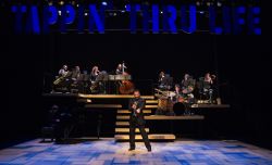 Maurice Hines, with members of the DIVA Jazz Orchestra