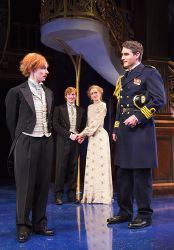 Duke Orsino (Michael Brusasco), Viola (Emily Trask), Sebastian (William Vaughan) and Olivia (Rachel Pickup)