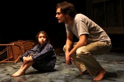 Hedy Hosford and Andrew Ferlo as Orphan Girl and Hardboiled Man