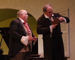 David Rampy (Anton Diabelli) and Elliott Bales (Beethoven)