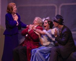 Kathy Fannon (Ida Webb), David James (Oscar Jaffe), Margaret Bush (Lily Garland), and James McDaniel (Owen O'Malley)