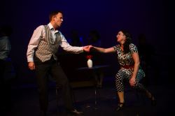 Tim Adams as Joe Hardy and Annie Ermlick as Lola