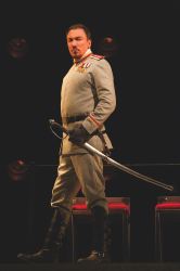 Patrick Page as Coriolanus