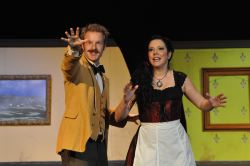 David Carter as Einstein, Annie Ermlick as Germaine